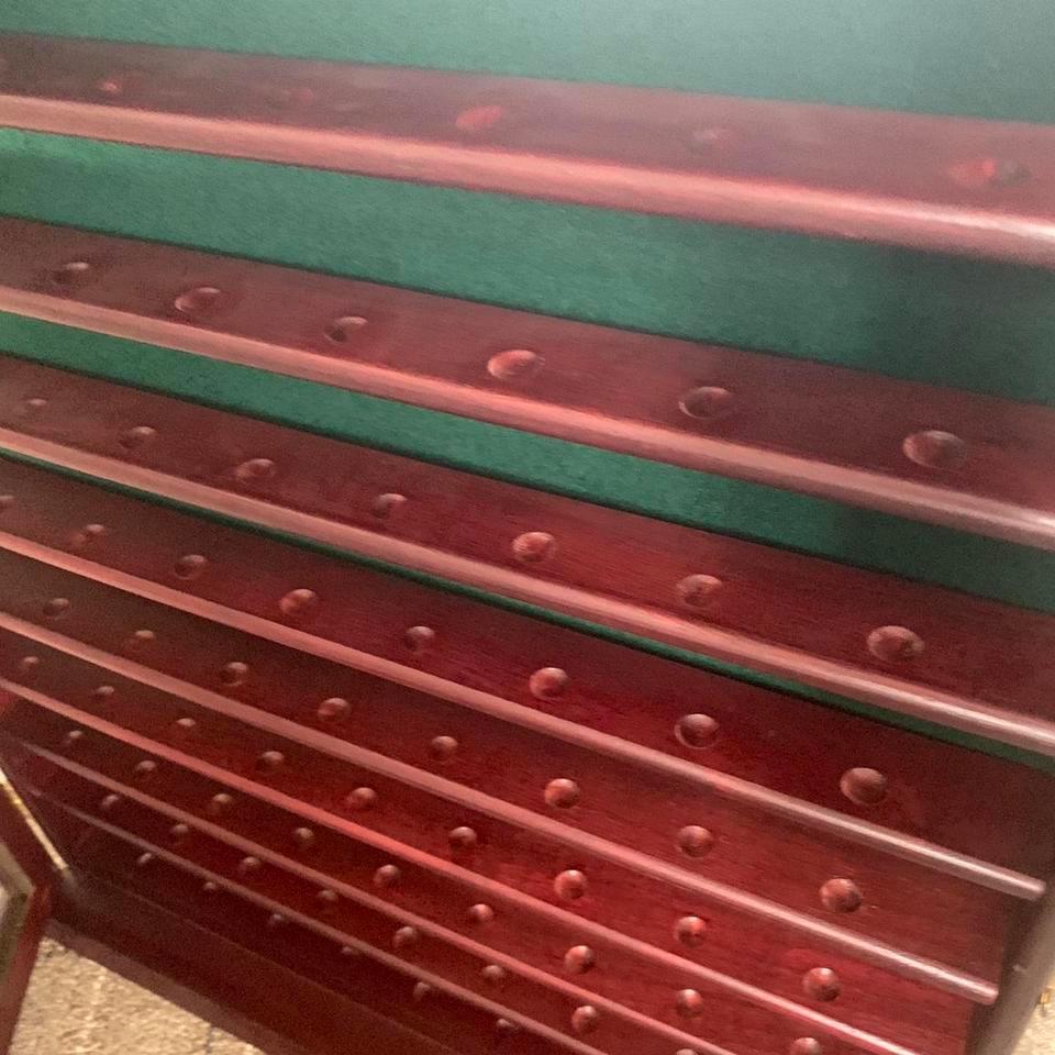 Mahogany Wood Hanging Cabinet With 4
