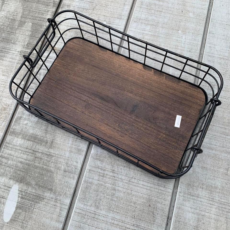 Rustic Nesting Metal Wire Storage A0a4 4