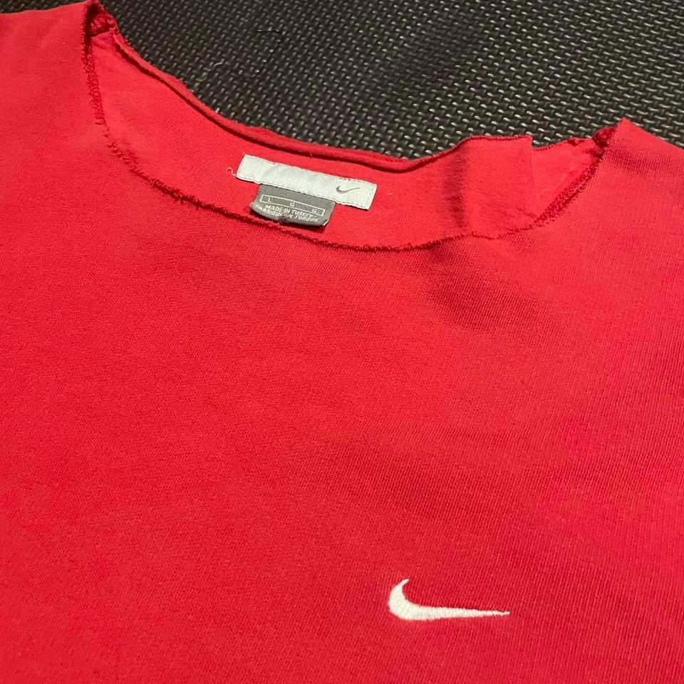 Red Nike Crewneck Sweatshirt With 73b6