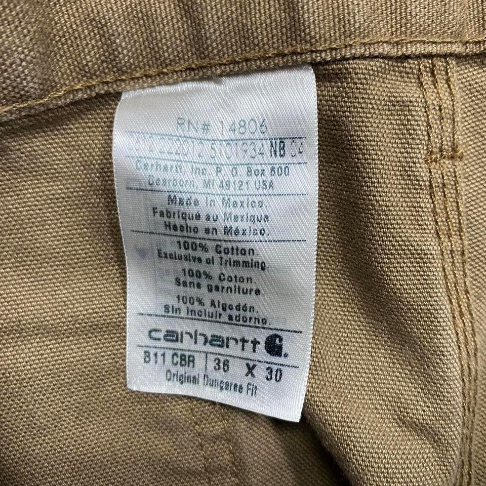 Vintage Carhartt Baggy Brown Mocha 2c63 4