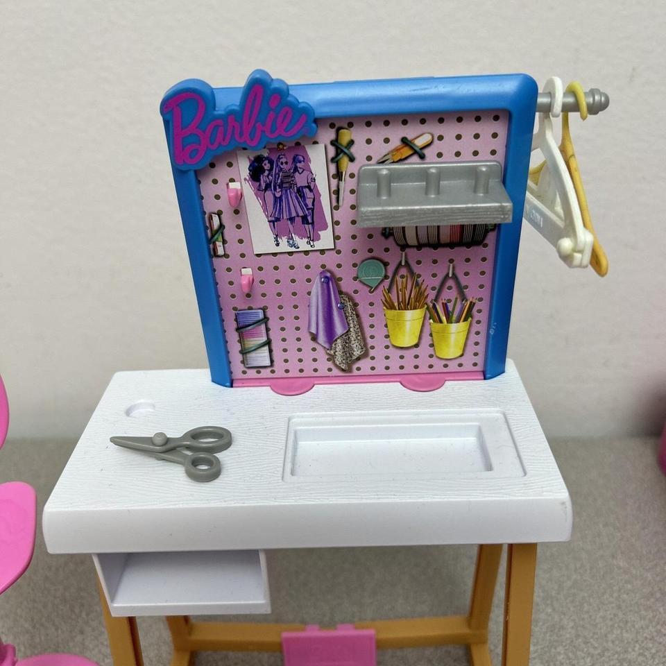 Barbie Seamstress Career Fashion Design D1c3 5