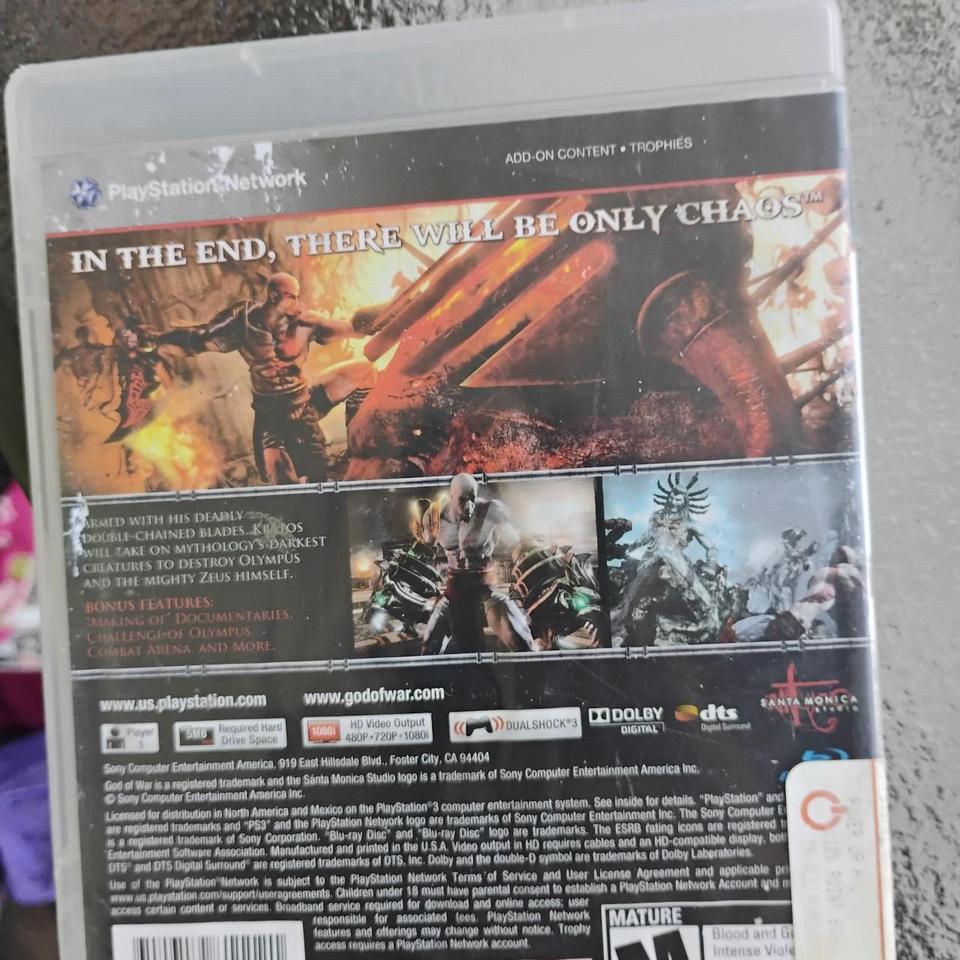 God Of War 2 Ps3 214f 2