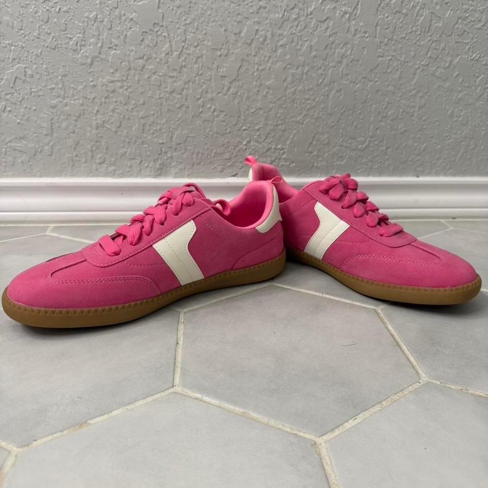 Pink White Sneakers Kids 527d 2
