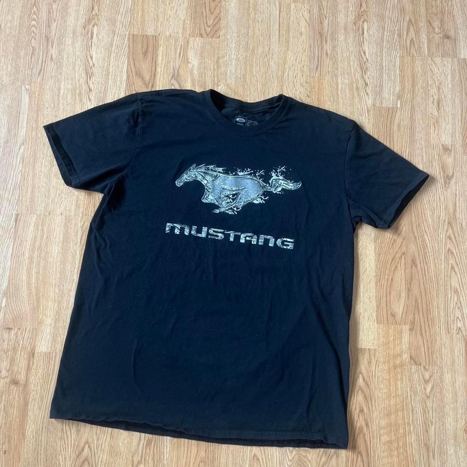 Black Ford Mustang Graphic Tee 67a9