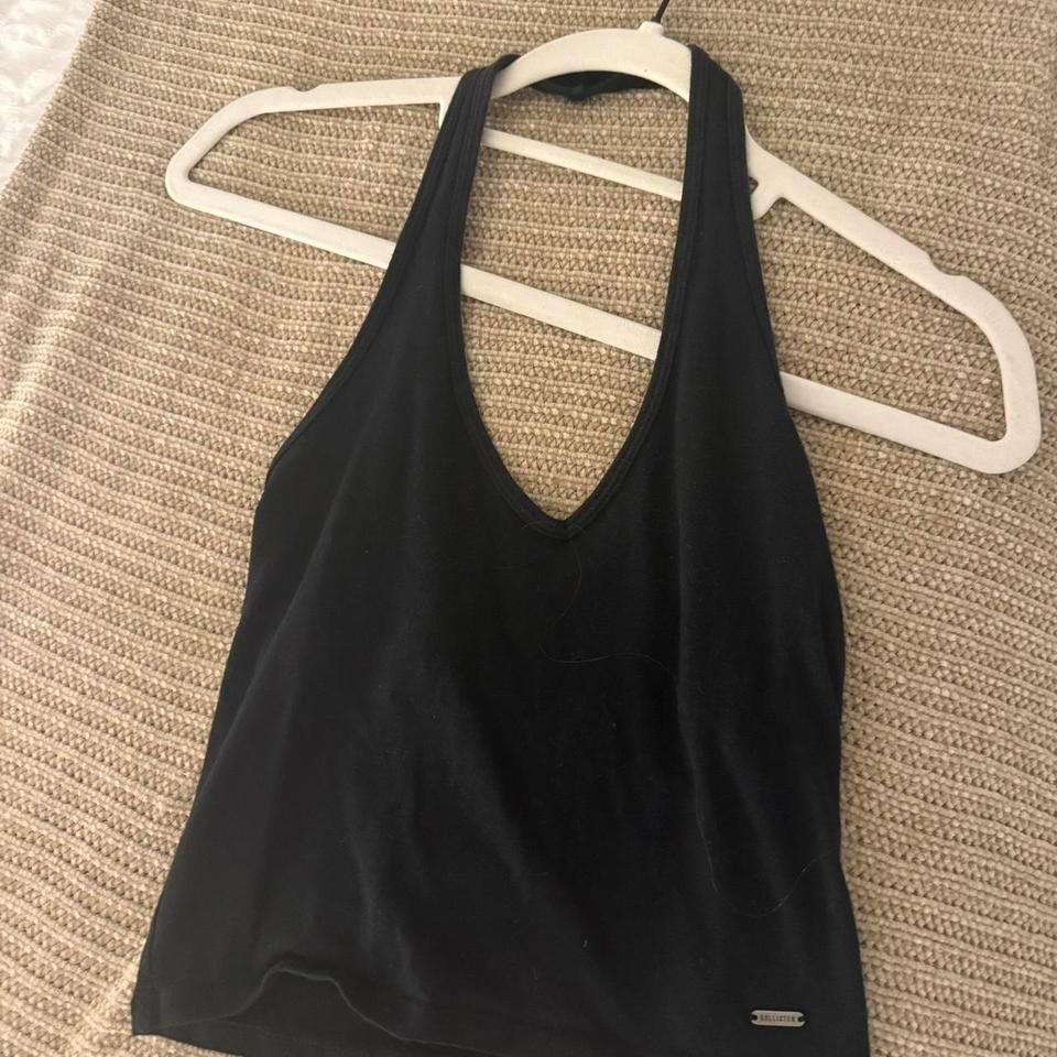 Hollister Black Halter Neck Top