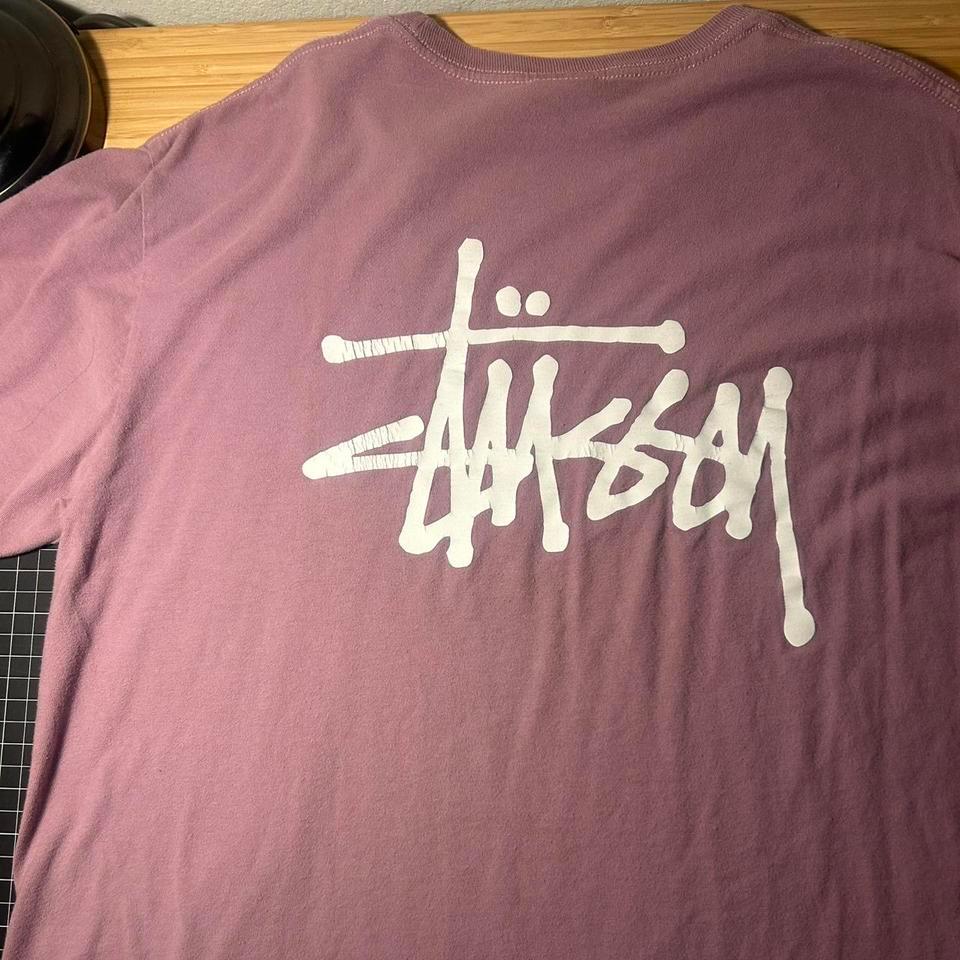 Stussy Purple Cotton T Shirt Size 7dde 3