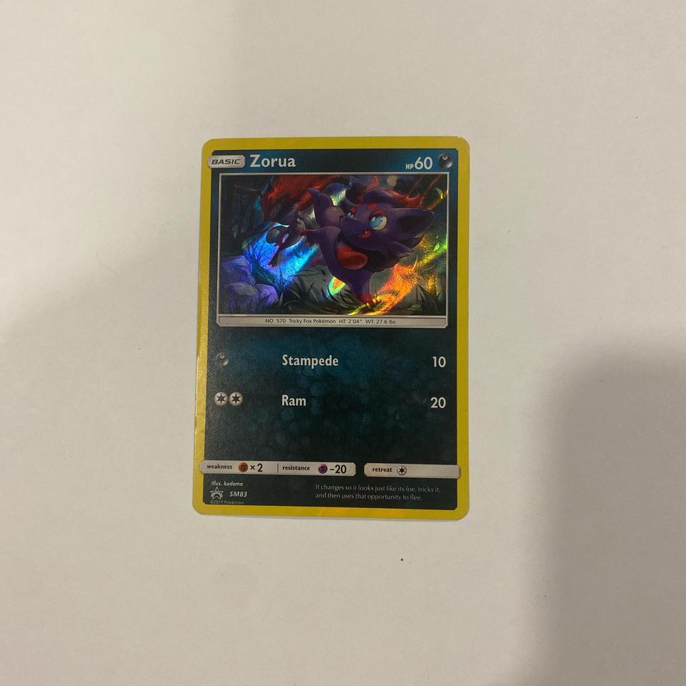 2017 Zorua Pokemon Gaming Zorua 1232