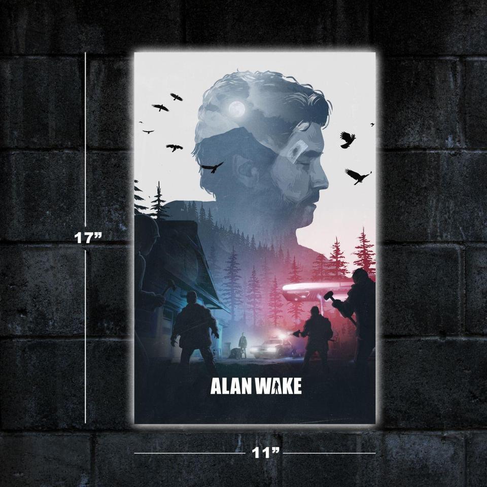 Alan Wake Video Game Poster 9ac1