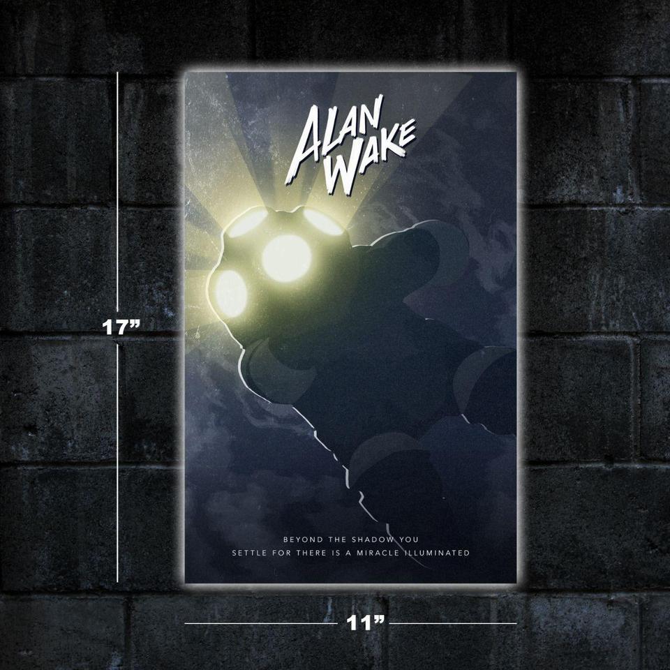 Alan Wake Video Game Poster F742
