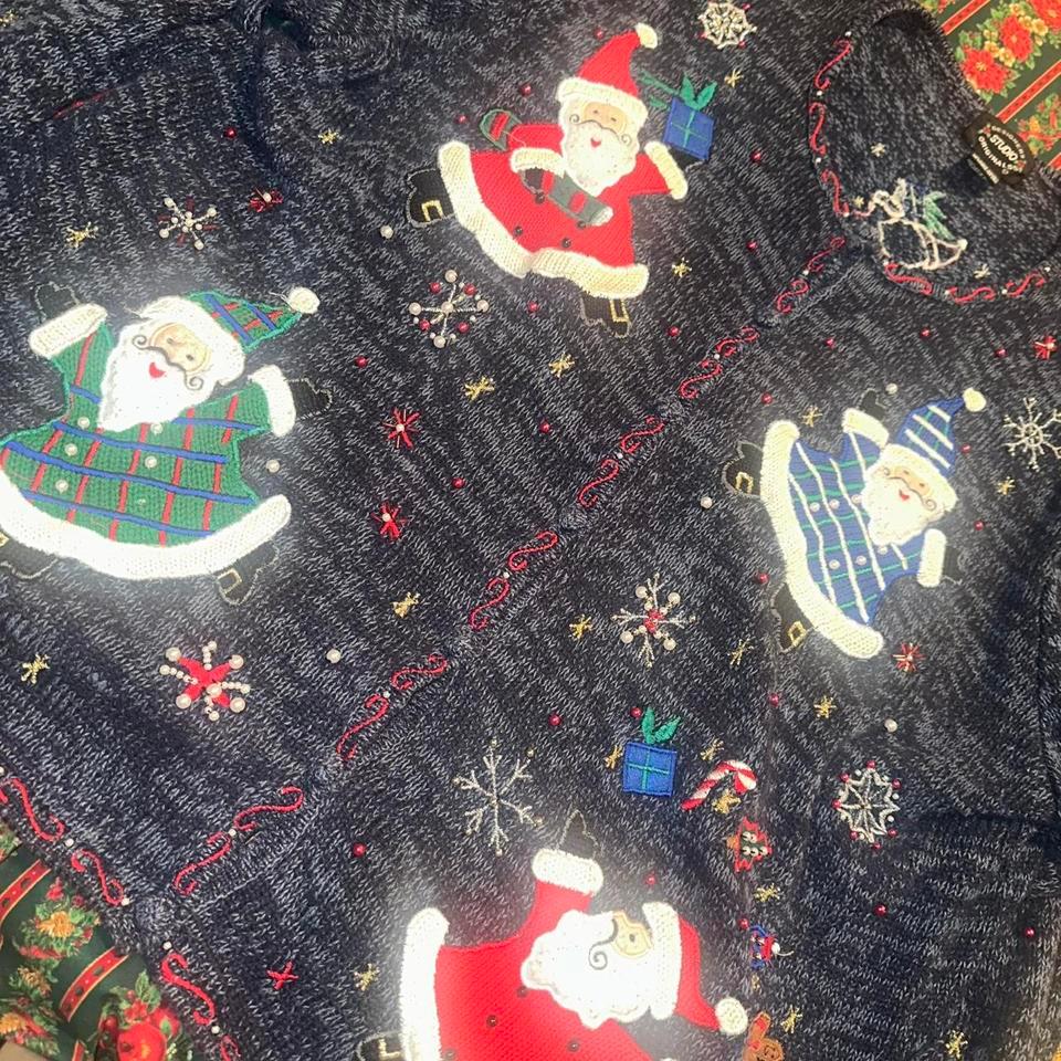 Cozy Vintage Christmas Cardigan Sweater