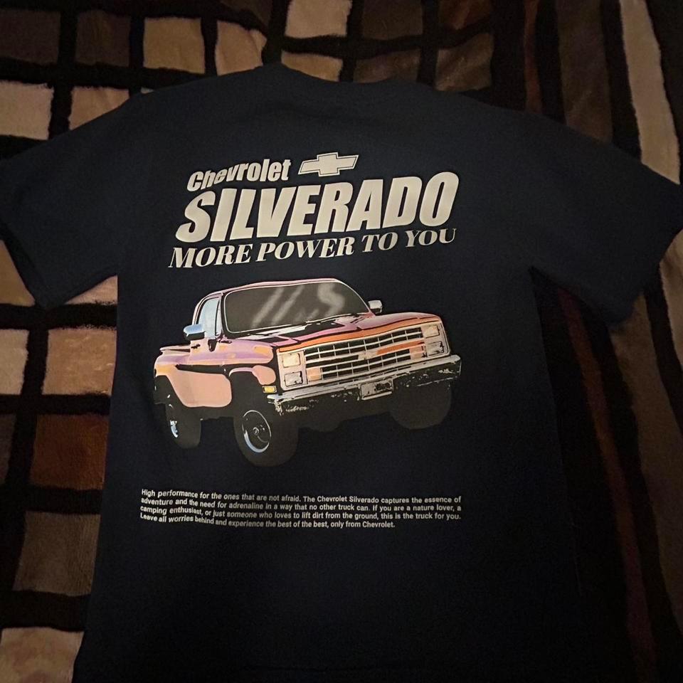 Navy Blue Chevrolet Silverado T Shirt 5c1f