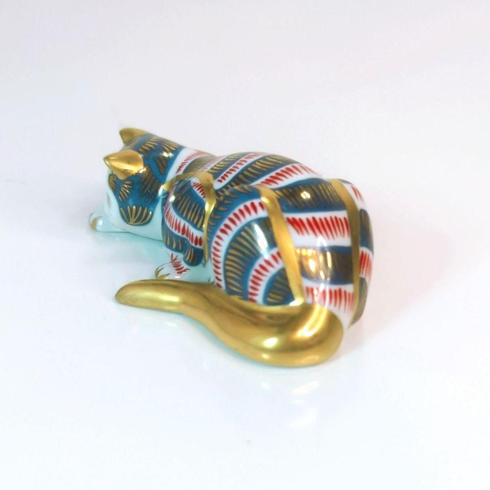 Franklin Mint Curio Cabinet Cat B703 2