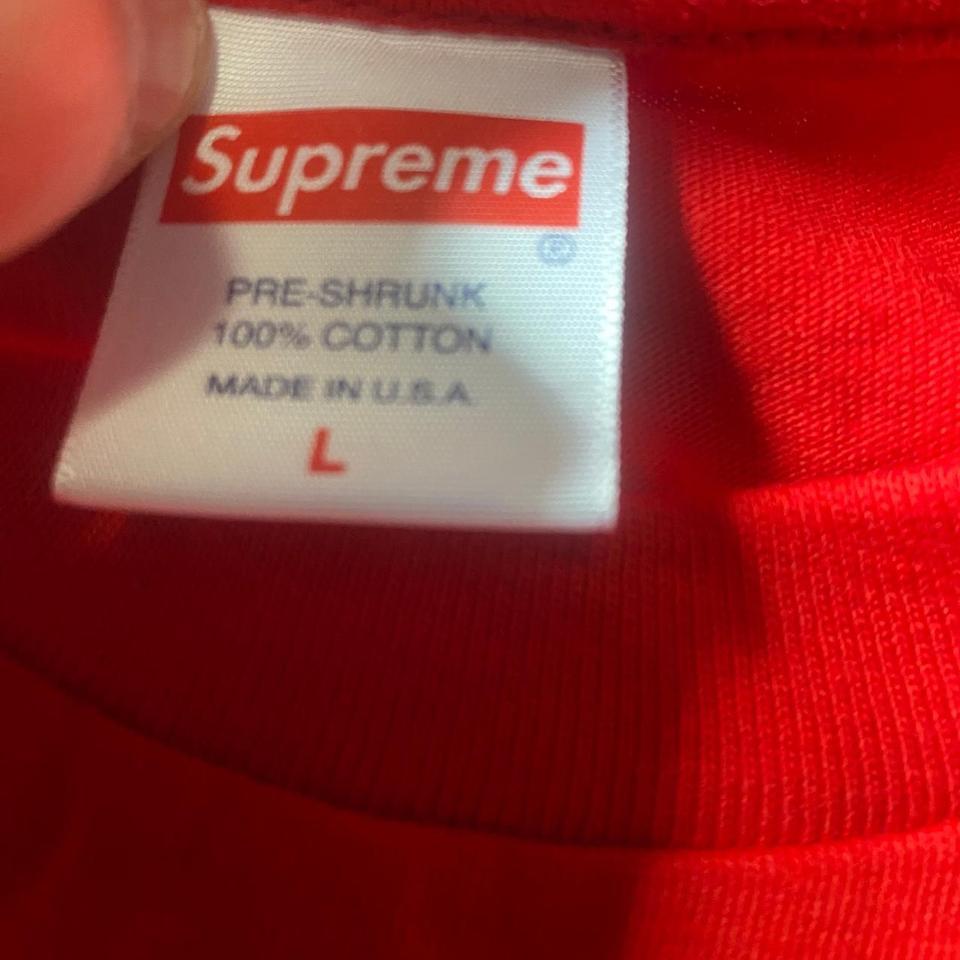 Mens Red Supreme Tee Size C276 3
