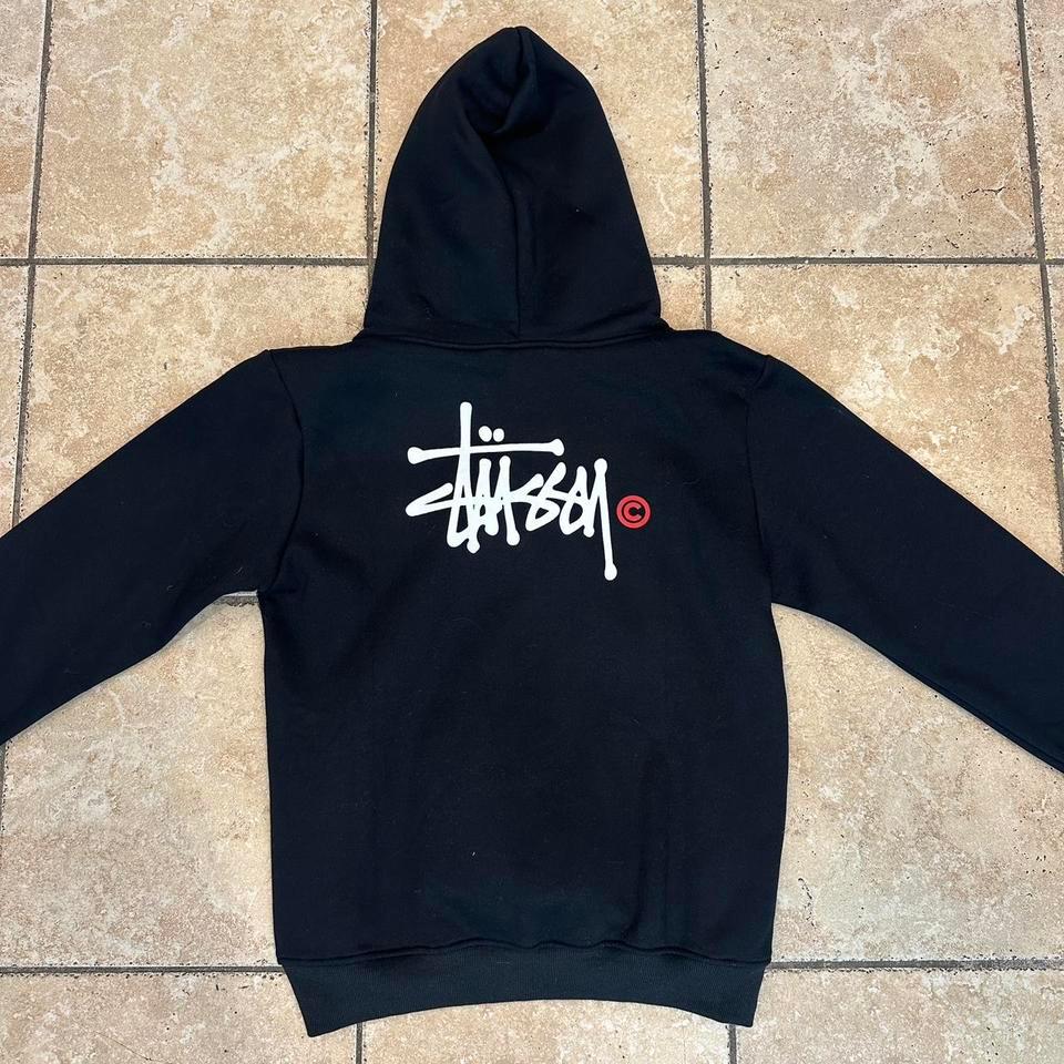 Graphic Black Hoodie With White B660