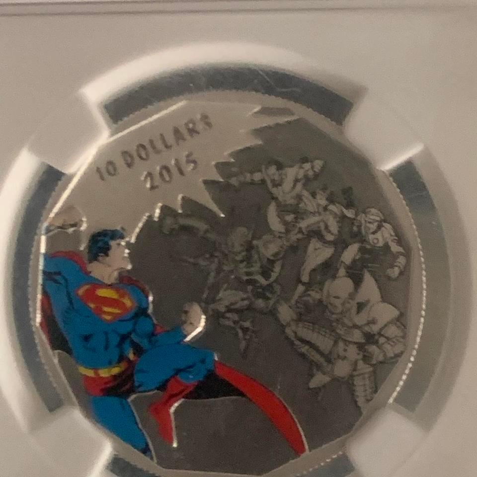 1975 Canadian Silver Dollar Graded 326c 4