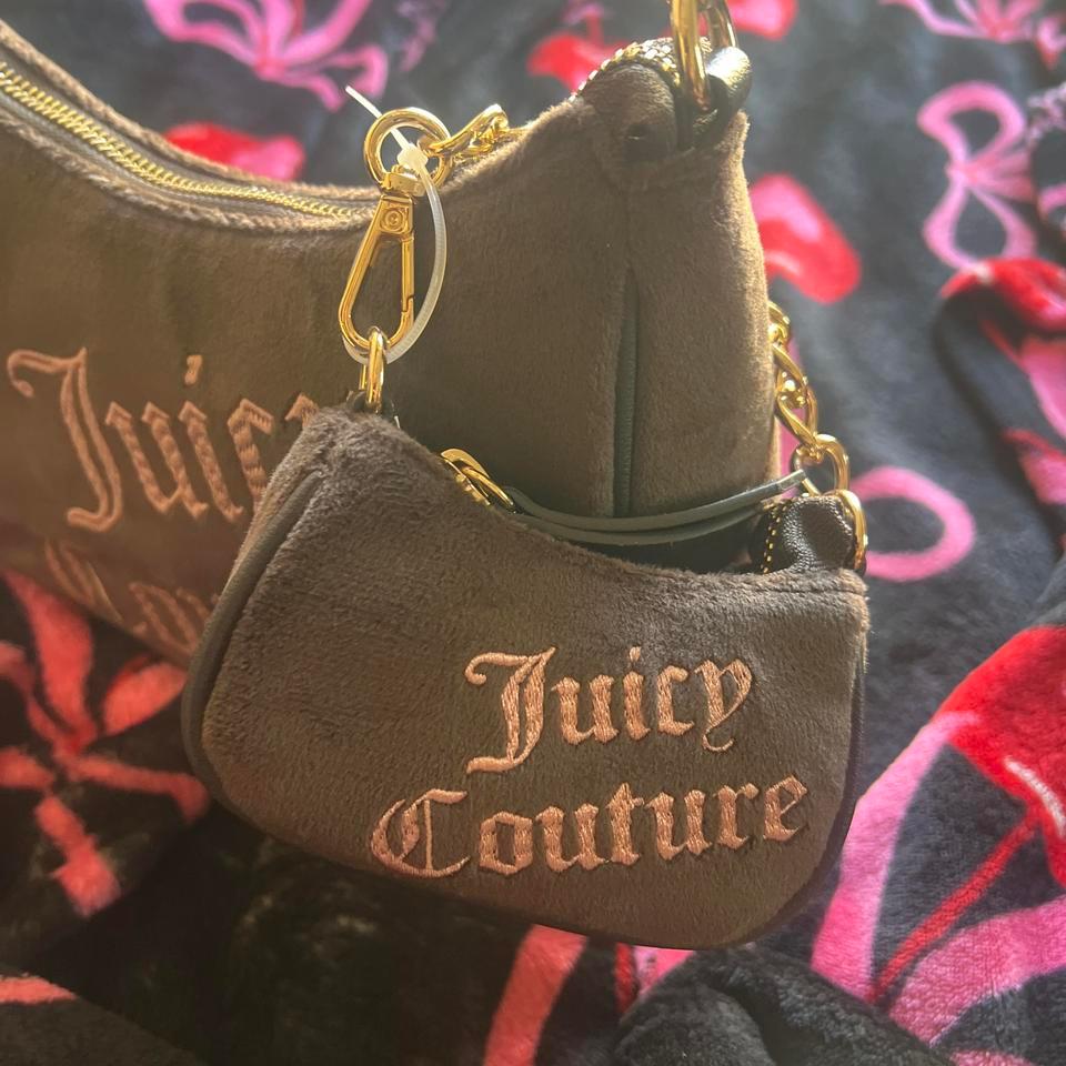 Juicy Couture Brown Suede Purse E233 3