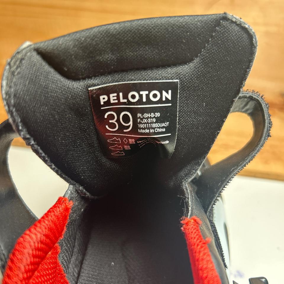 Peloton Black Cycling Shoes Size 8097