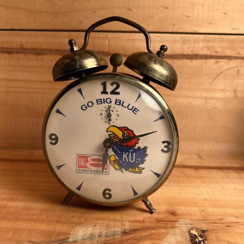 Vintage Kansas Jayhawks Alarm Clock 2867
