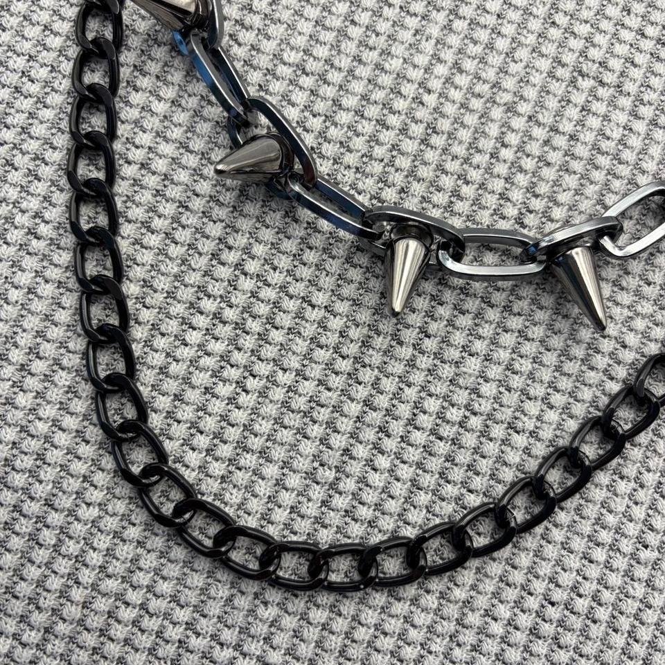 Vintage Spiked Punk Belt Chain 4f96 4