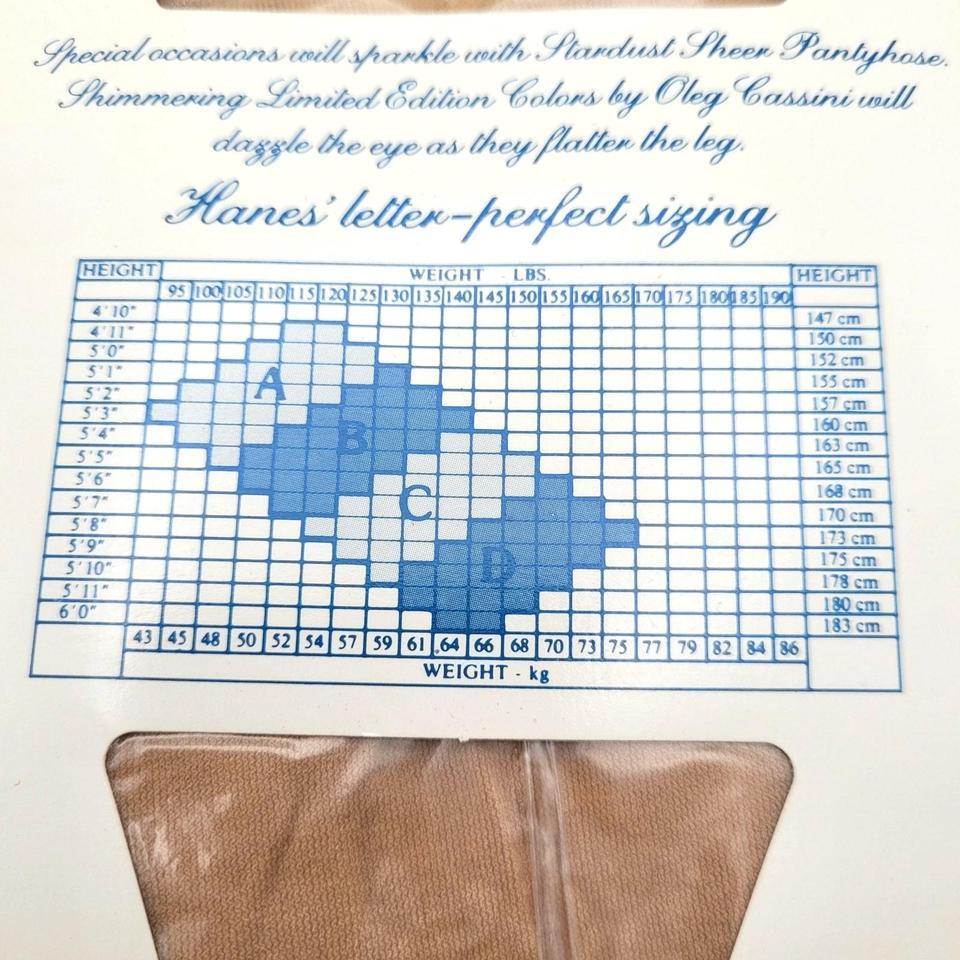 Sheer Pantyhose Shimmering 1984 Byzantine E387 7