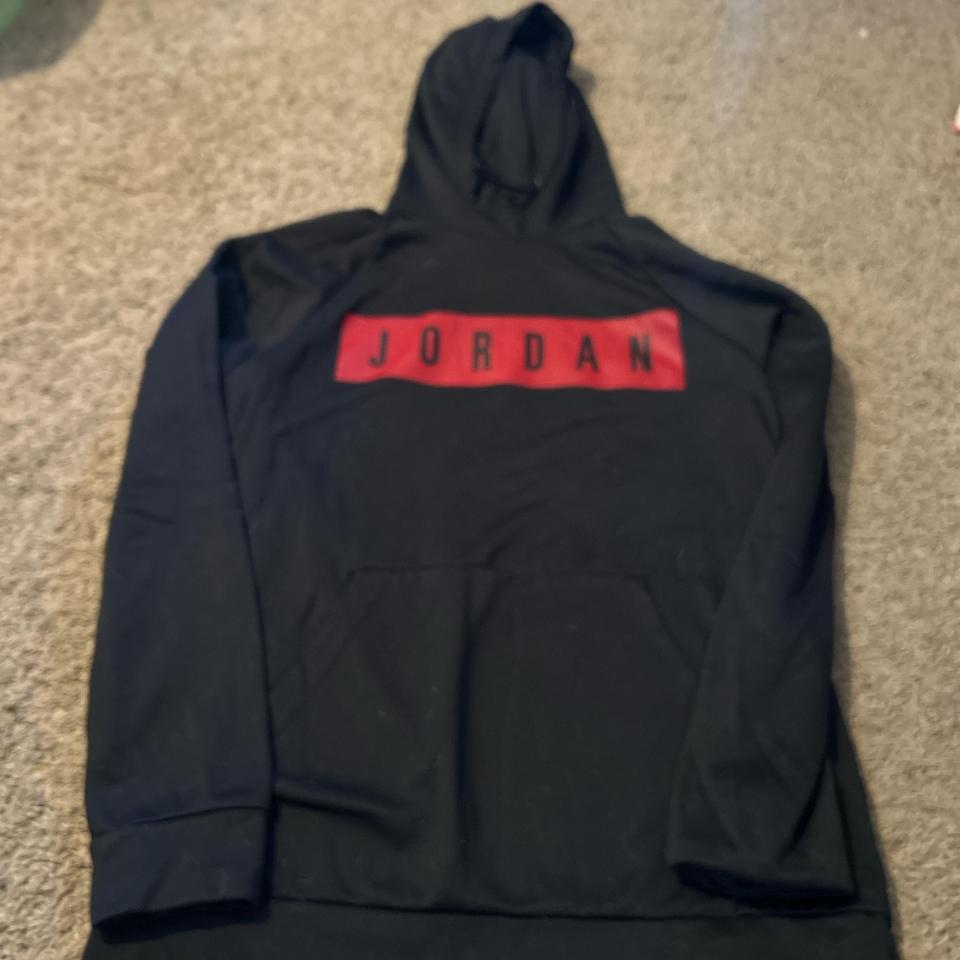Jordan Black And Red Hoodie 0a06