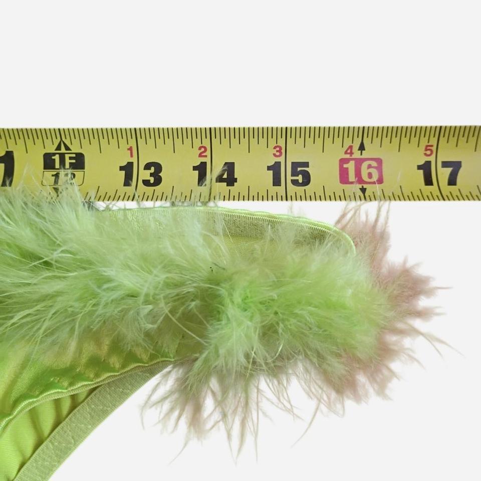Green Feather Panties Size Xl 1396 2