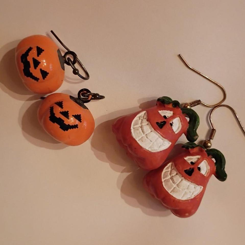 Halloween Pumpkin Earrings 2845