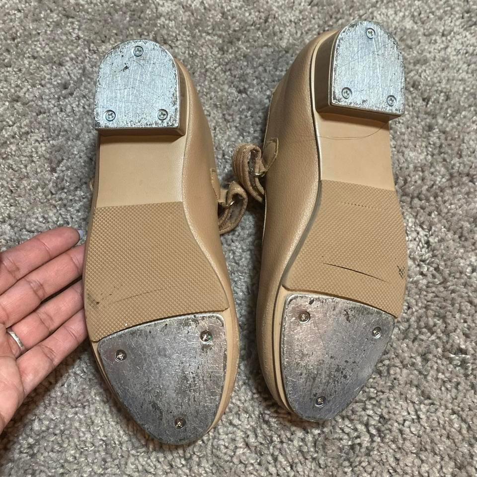 Tan Leather Tap Shoes With F035 2