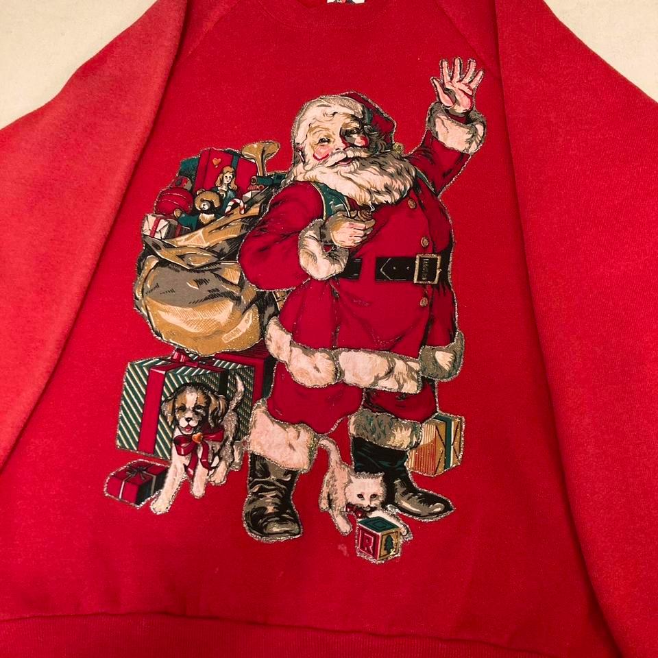 Vintage 90s Hanes Santa Christmas