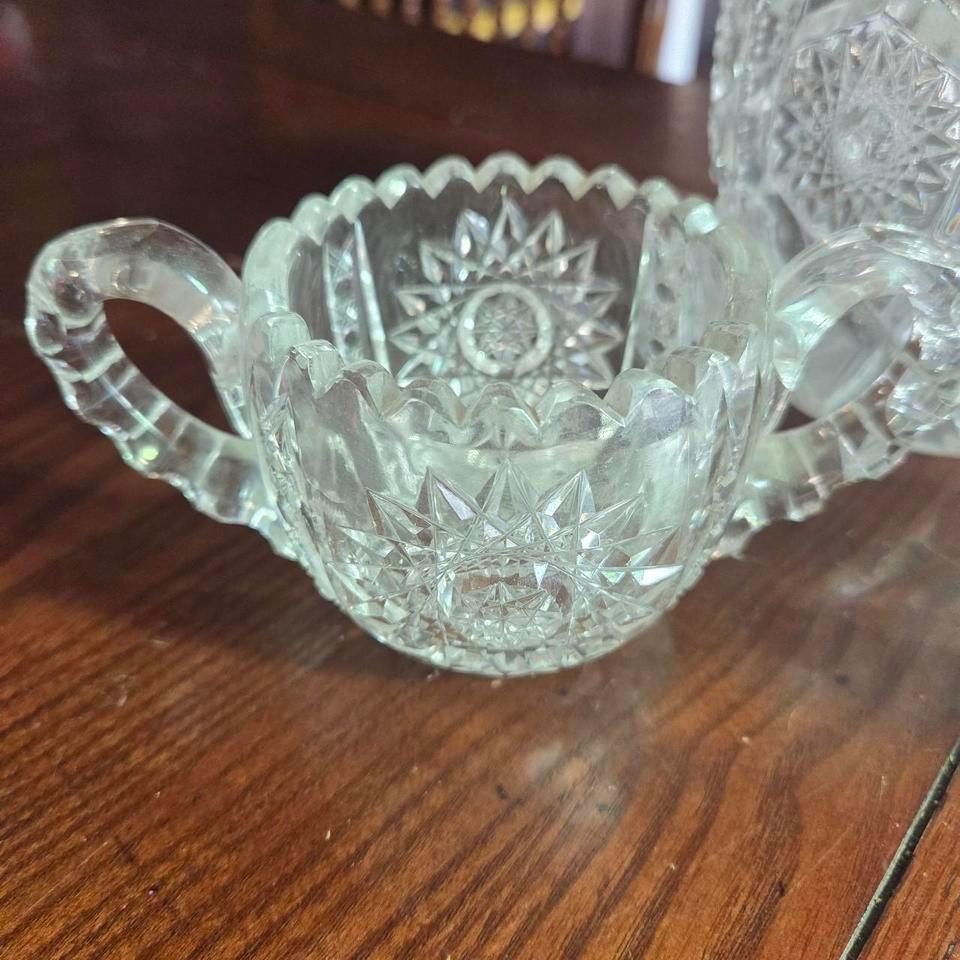 Cut Clear Glass Decanter With 31d9 3