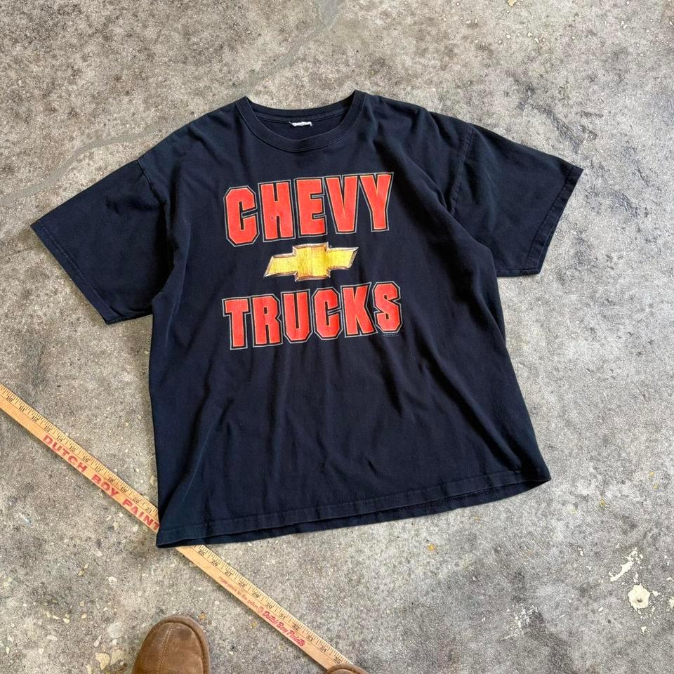 Vintage 90s Black Chevy Trucks B43a 2