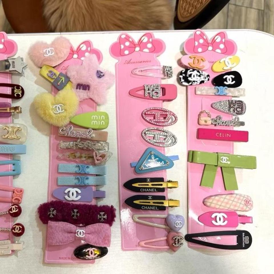 Chanel Hair Clips Bundle 2 Adfc