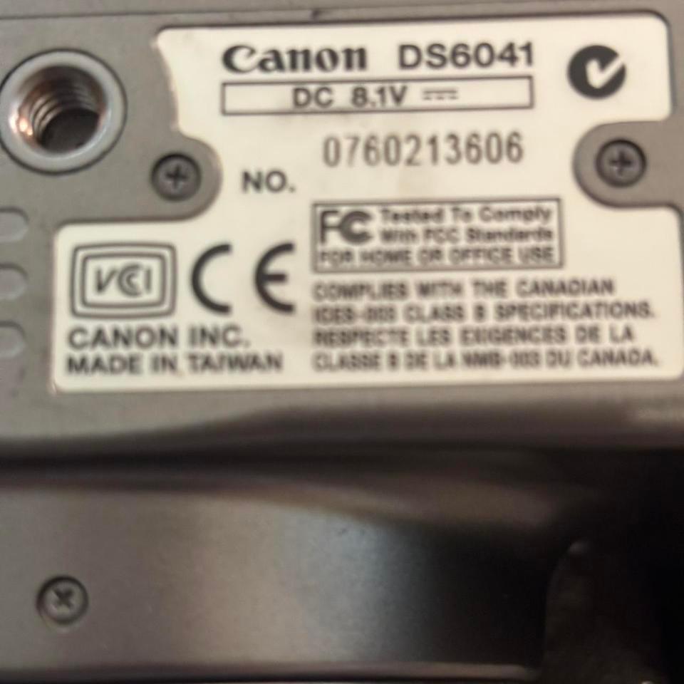 The Canon Eos Digital Rebel 4