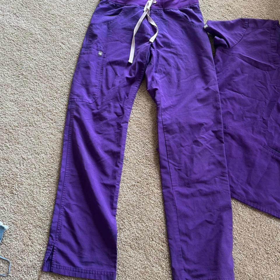 Figs Purple Scrub Set Size D834 6
