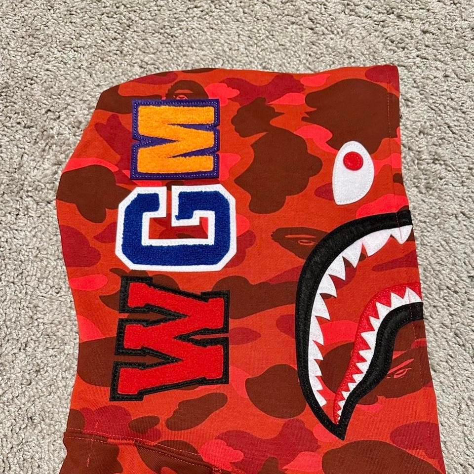Red Large Bape Hoodie 18b3 4