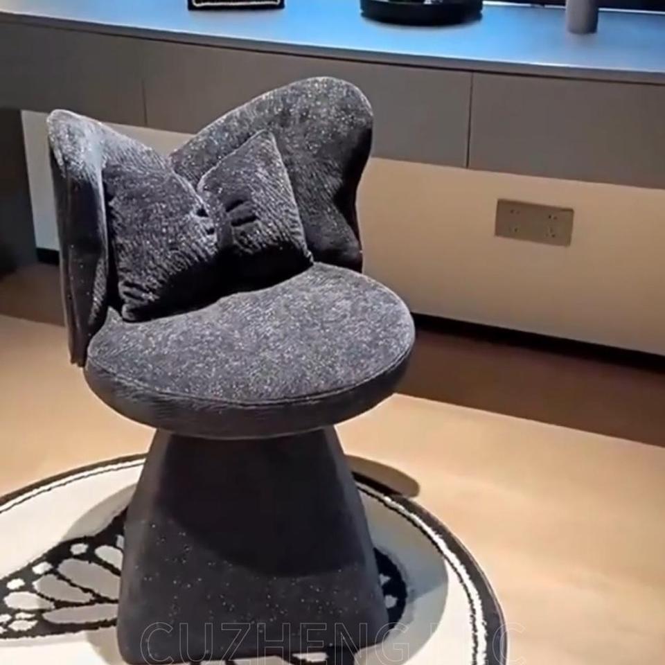 Glam Velvet Bow Accent Chair Bc8b 2