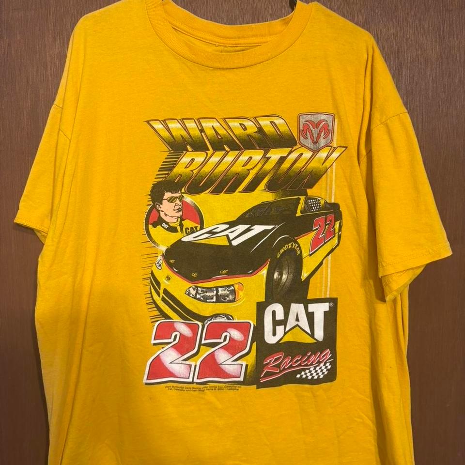 Ward Burton Nascar Racing Yellow