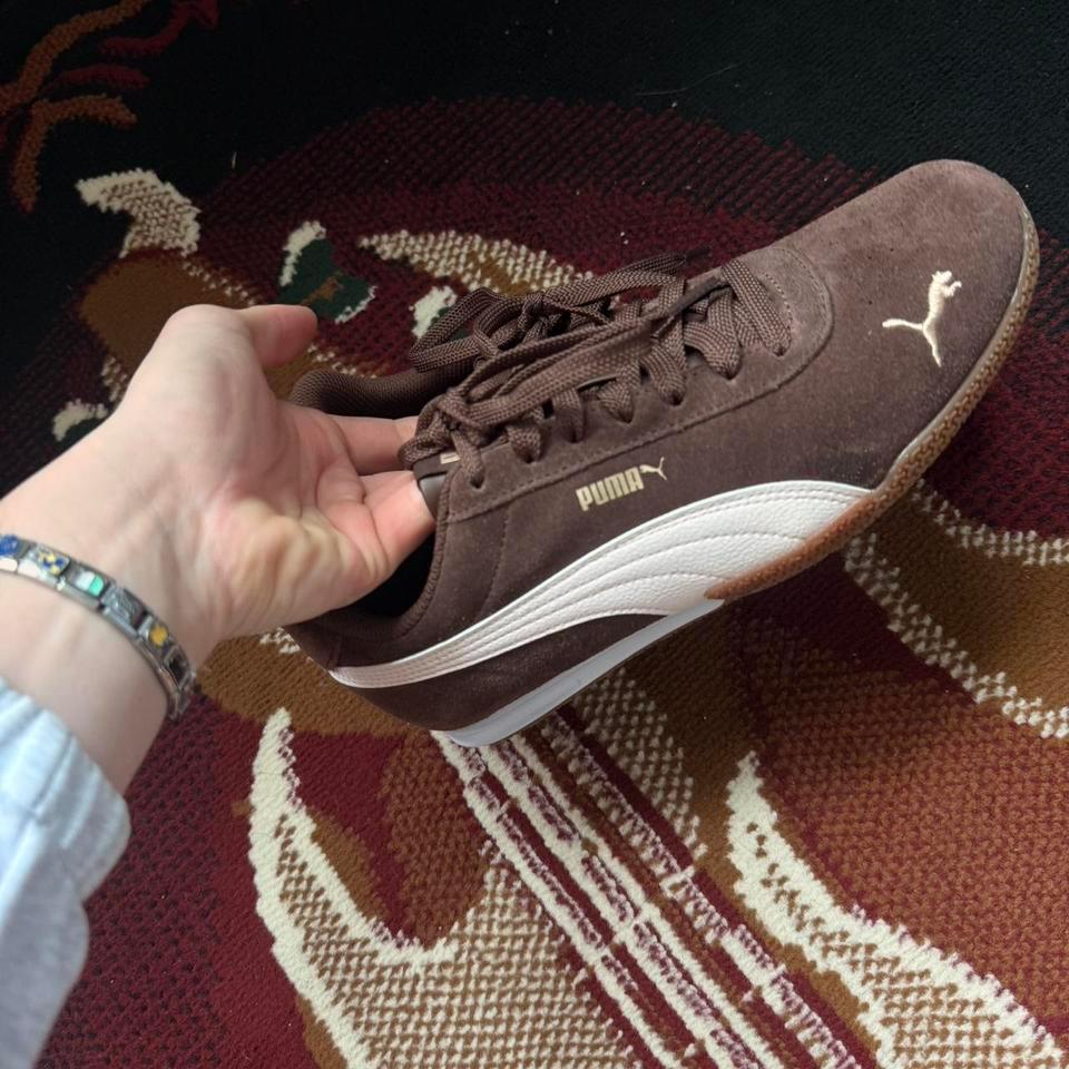 Brown Puma Suede Trainers Suedeshoes A667 4