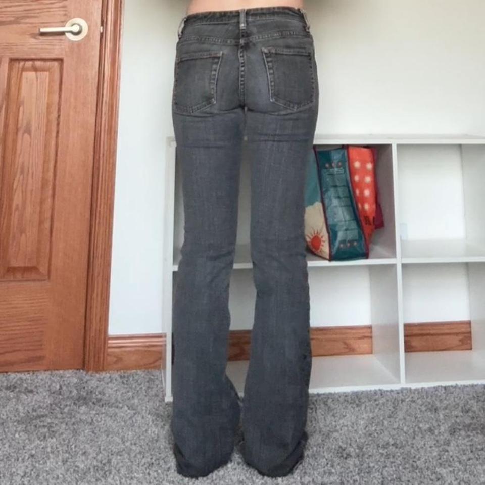 Y2k Gray Gap Flared Jeans Ed6f 7