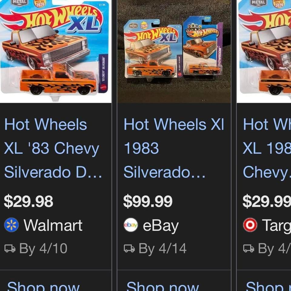 Hot Wheels 83 Chevy Silverado 6d1a 2