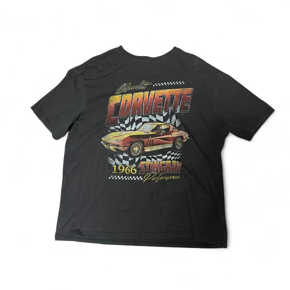 Black Corvette 1966 Stingray Tee Ce75