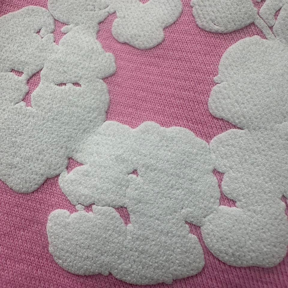 Pink Denim Tear Sweatpants Size Dfae 4