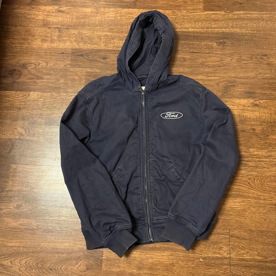 Navy Blue Ford Zip Up 01e4