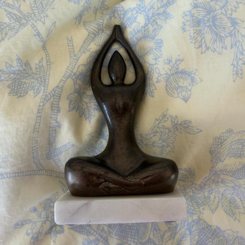 Miniature Bronze Yoga Statue 35