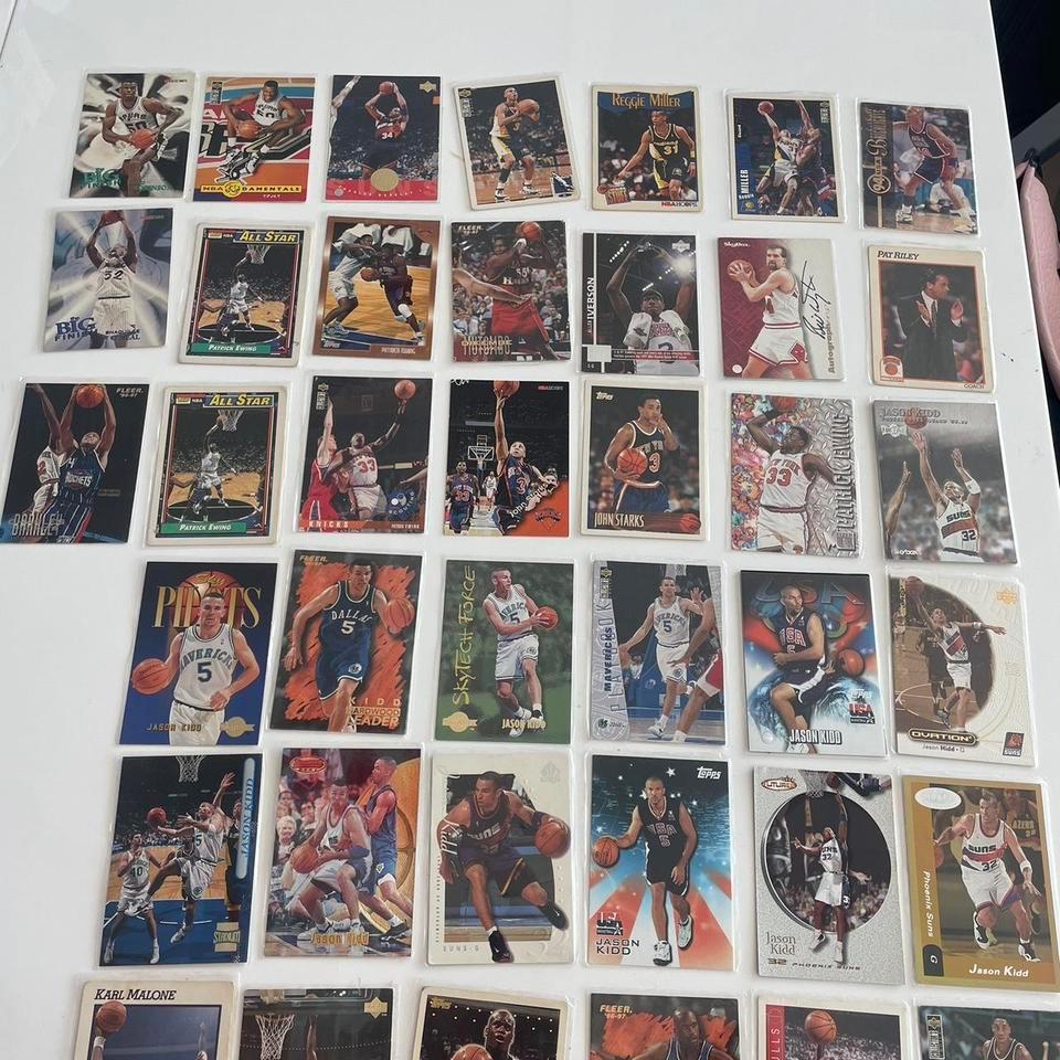 Vintage 90s Nba Card Lot 7482