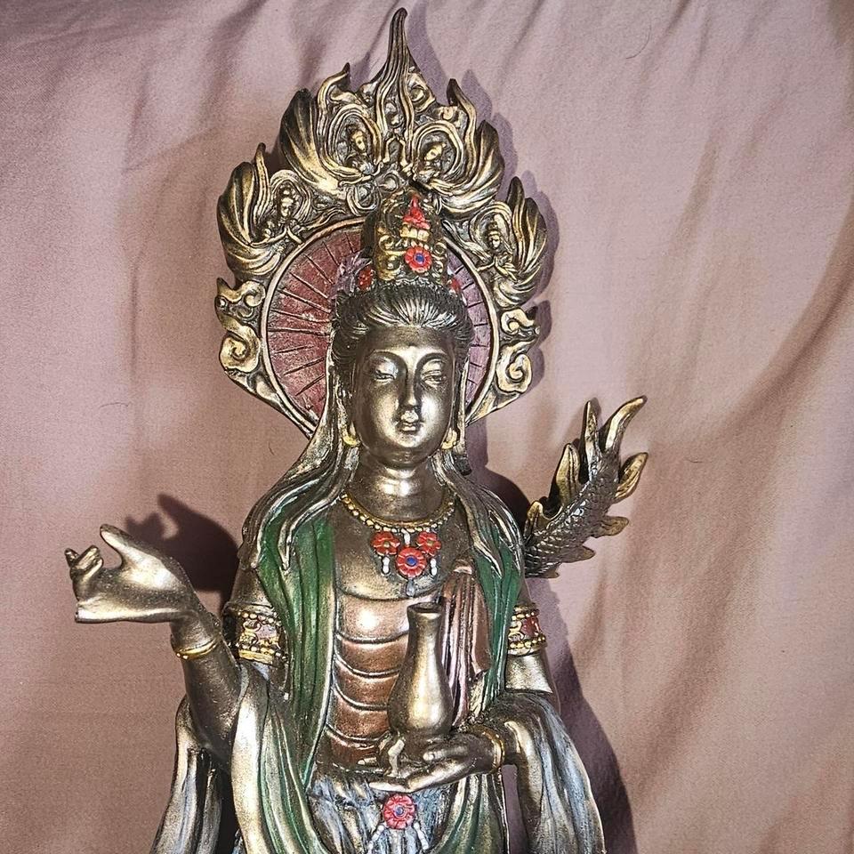 Beautiful Bronze Guanyin Statue Buddha