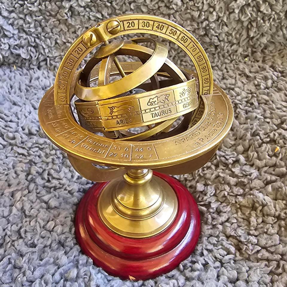 5 Inch Brass Armillary Sphere 0ee1