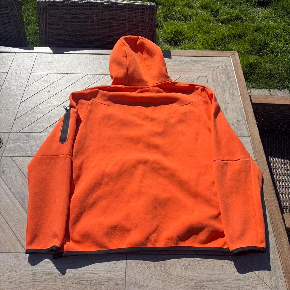 Nike Orange Tech Fleece Zip B821 5