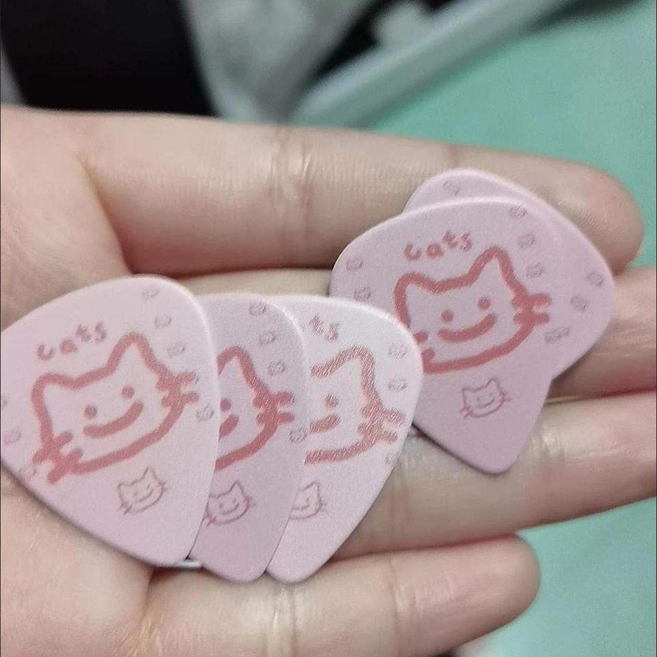Pinky Cat Guitar Pick X5 52f4