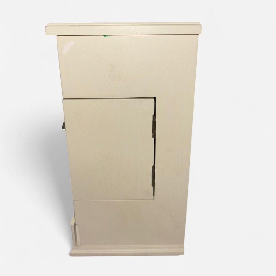 Cream Jewelry Cabinet Used 7